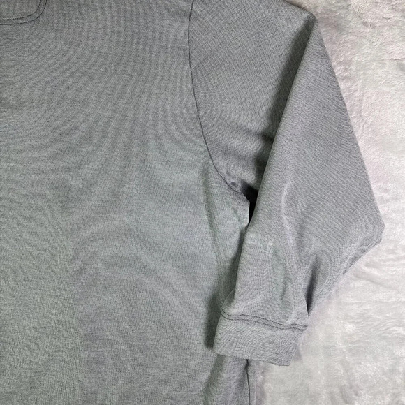 Tommy Bahama Quarter Zip Fleece Sweatshirt Men's 2XLB Grey/Blue Beachy Summer - Picture 14 of 16